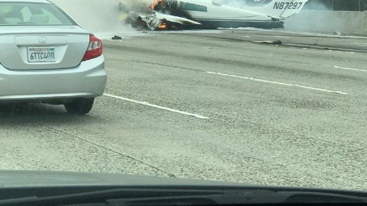 Βίντεο ντοκουμέντο από την συντριβή του αεροπλάνου στην Καλιφόρνια